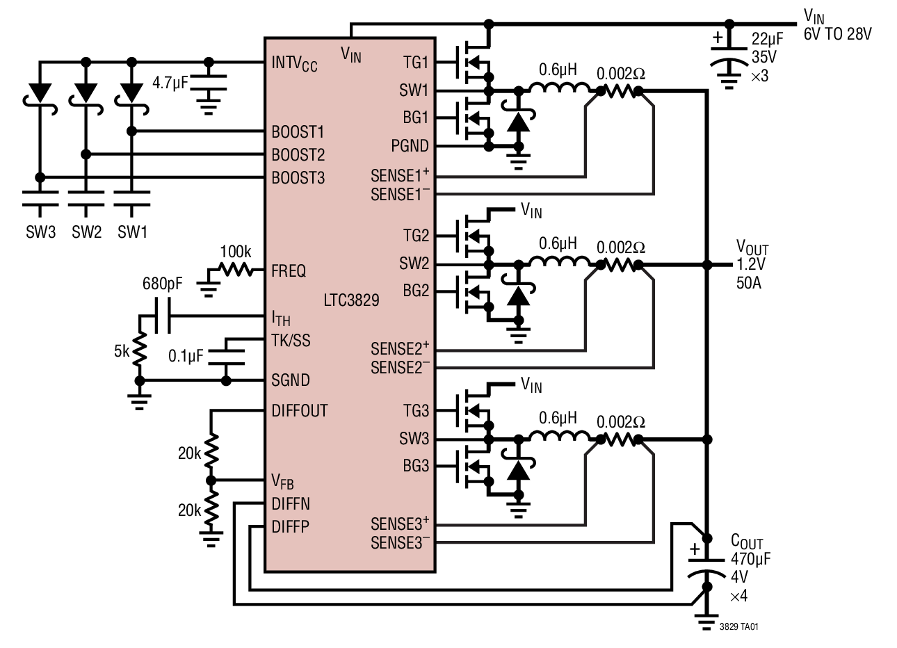 LTC3829Ӧͼһ